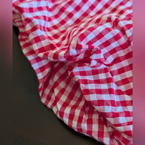 Vici Rosie Gingham Off The Shoulder Mini - Picture 6 of 16